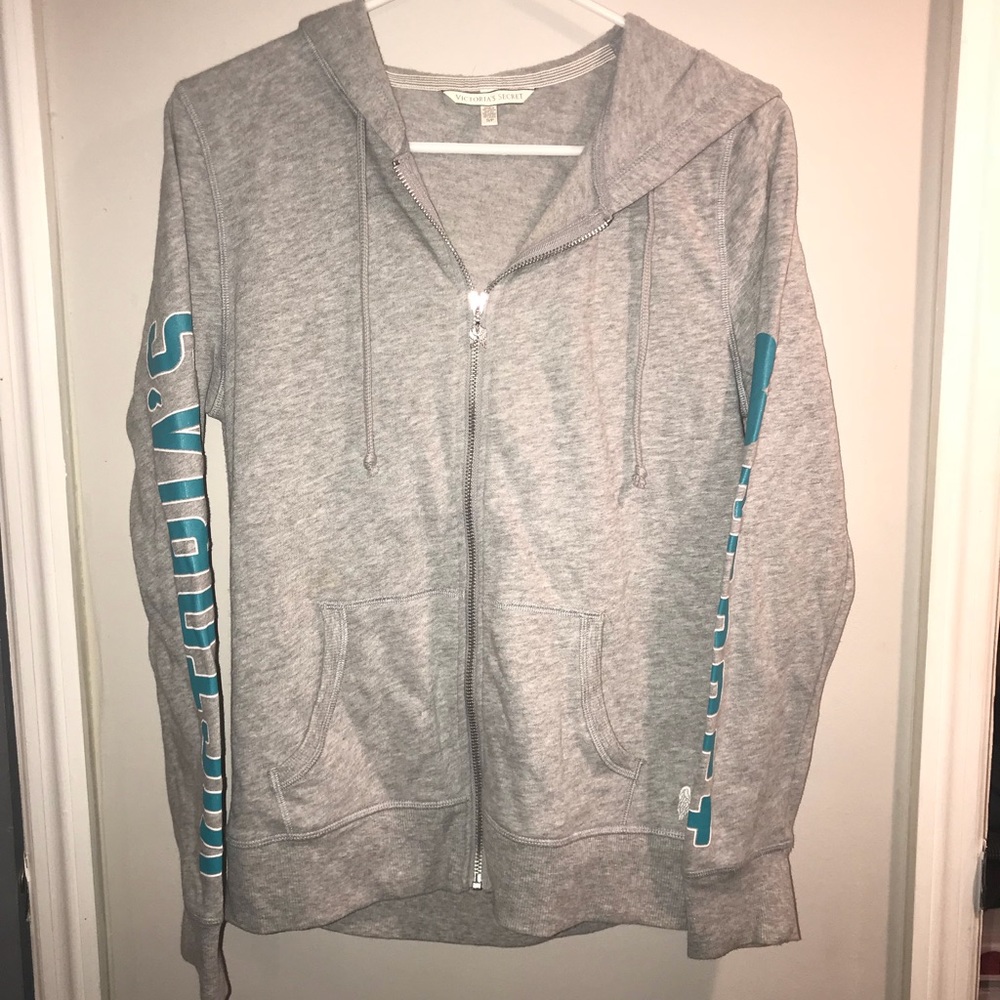 victoria’s secret zip up hoodie